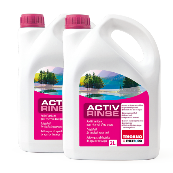 2x Thetford Activ Rinse Toiletten Zusatz für den Spülbehälter 2 L