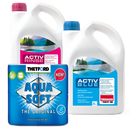 Set Thetford Activ Blue & Activ Rinse Toiletten Zusatz je 2 Liter + Aqua Soft