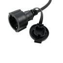 CEE Neopren Adapter Schuko auf CEE  200-250V, 16A, 3polig, 40 cm, VDE – Haba
