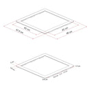Adapterrahmen 40x40cm passend für Ducato, Jumper, Boxer Dachluke Dachfenster – MPK