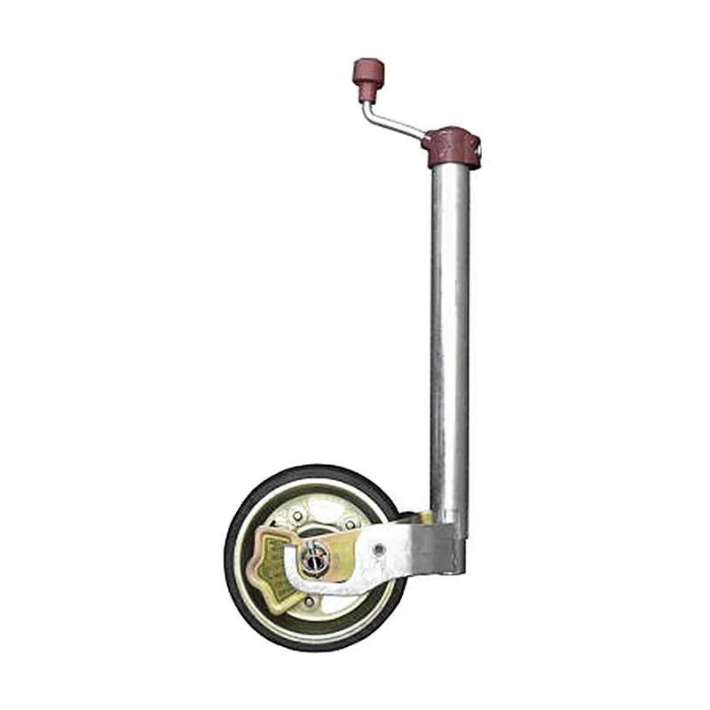 AL-KO Stützrad Premium Ø48 mm – Vollgummireifen 230 x 80 mm, 300 kg, mit Stützlastanzeige