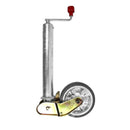 AL-KO Stützrad Ø60 mm – Automatisch klappbar, Vollgummireifen 200 x 50 mm, 500 kg