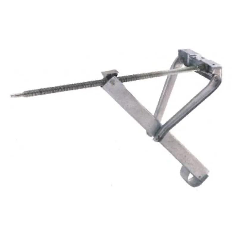 AL-KO Ausdrehstütze 800 kg – 505 x 260 mm, Höhe 470 mm, verzinkter Stahl