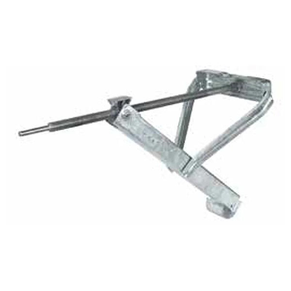 AL-KO Ausdrehstütze 800 kg – 605 x 260 mm, Höhe 500 mm, verzinkter Stahl