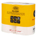 Freizeitschmiede Set Sanitärzusatz Simple Blue & Rinse & All Soft Toilettenpapier