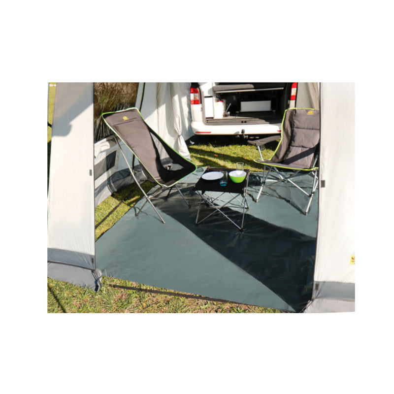 Allzweckplane 2x3m 125g/m² - Gewebeplane Abdeckplane mit Ösen Outdoor Plane grau