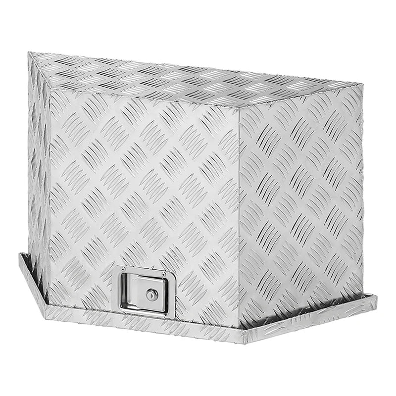 Alu Werkzeugbox Transportkiste Aufbewahrungsbox Anhänger Deichselbox 70x24x42cm