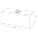 Werkzeugbox für Anhängerseite Transportkiste Aufbewahrungsbox Alubox 60x25x25cm