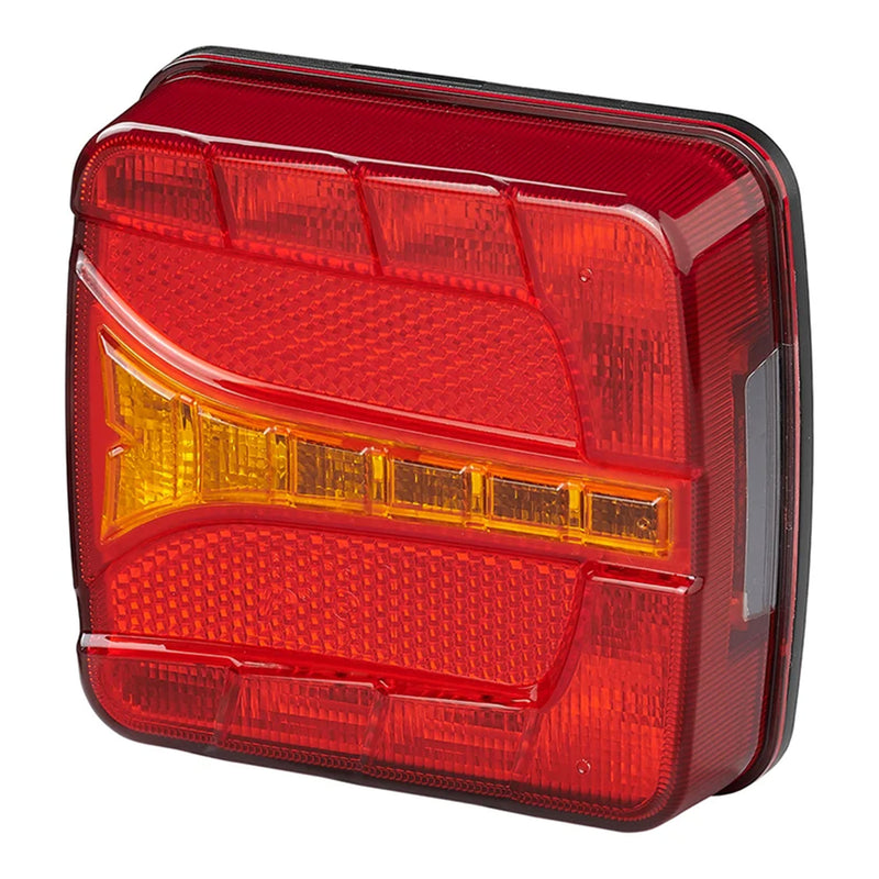 LED Rückleuchte 4 Funktionen – Links, 106 x 99 mm, 12V, IP67,