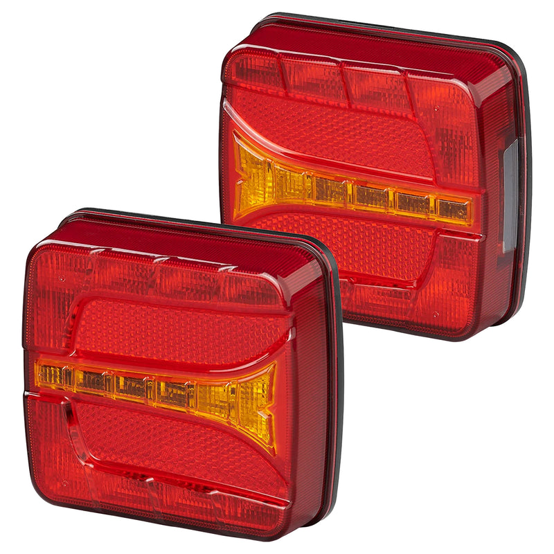 LED Rückleuchte 4 Funktionen – Links, 106 x 99 mm, 12V, IP67,