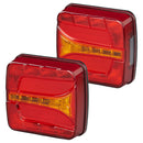 LED Rückleuchte 4 Funktionen – Links, 106 x 99 mm, 12V, IP67,