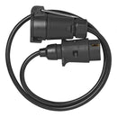 1 - 3m Verlängerungskabel 7-polig - Anhängerkabel für vielseitige Anwendungen