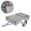 Anhängernetz 2,5 x 4 m Stretch Netz mit Gummiseil - Anhänger Abdecknetz