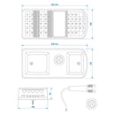 LED Anhänger Rückleuchte 5 Funktionen, 12V, IP67 inkl. Adapter links / rechts - Bild 11