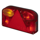 Anhänger Universal-Rücklicht 237x137mm, inkl. Adapterkabel links