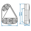 Anhänger Multifunktions Rücklicht 218x174mm 5 Funktionen für links / rechts - Bild 11