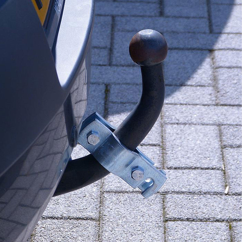 Halter für Anhängerabreisseil universal passend verzinkt + Abreisseil rot 100 cm