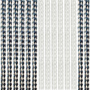 Vorhang Korda, 100% Polyester, 60x190 cm, weiß/blau