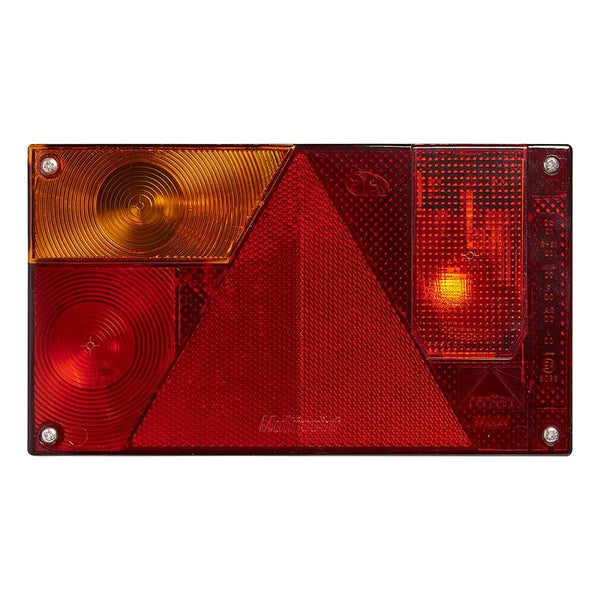 Aspöck Multipoint I Anhänger Rückleuchte links – 6 Funktionen, 12V, mit Easy Connector