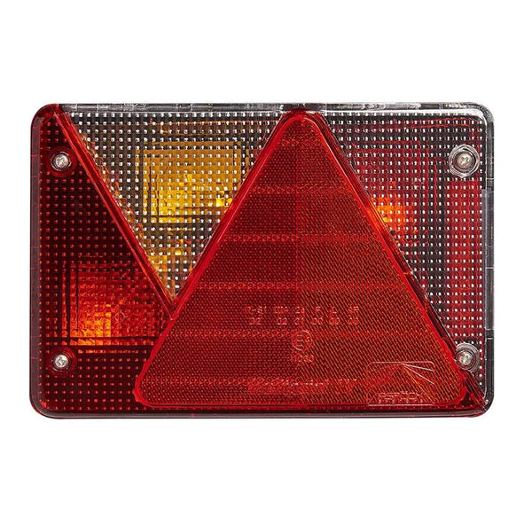 Aspöck Multipoint IV Anhänger Rückleuchte links – 6 Funktionen, 12V, mit Easy Connector