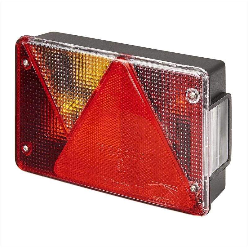 Aspöck Multipoint IV Anhänger Rückleuchte R&L – 6 Funktionen, 12V, mit Easy Connector