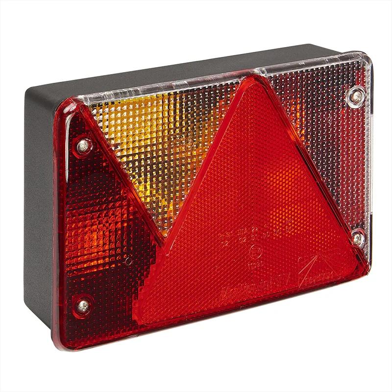 Aspöck Multipoint IV Anhänger Rückleuchte links – 6 Funktionen, 12V, mit Easy Connector