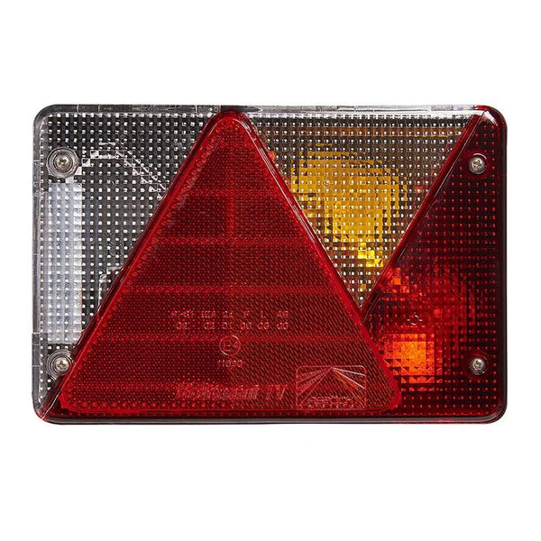 Aspöck Multipoint IV Anhänger Rückleuchte rechts – 6 Funktionen, 12V, mit Easy Connector