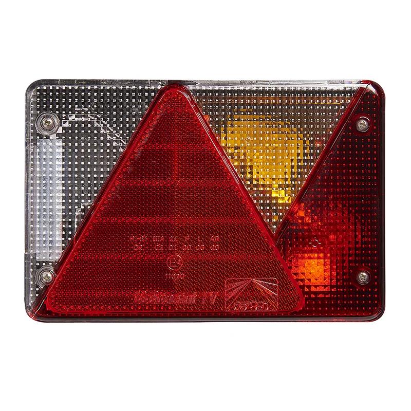 Aspöck Multipoint IV Anhänger Rückleuchte rechts – 6 Funktionen, 12V, mit Easy Connector