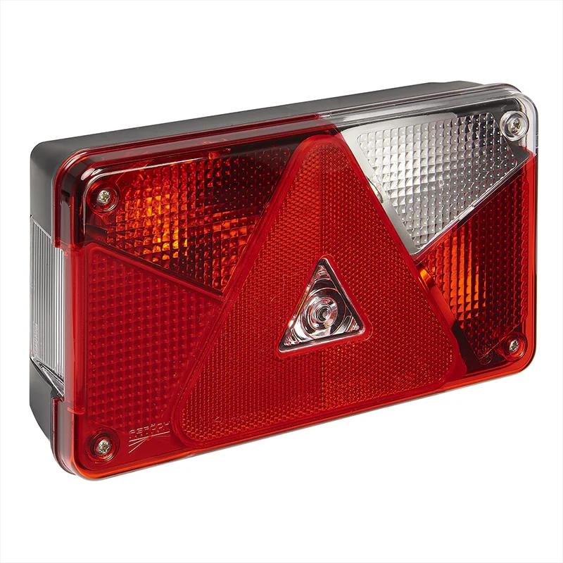 Aspöck Multipoint V Anhänger Rückleuchte rechts – 6 Funktionen, 12V, 8-Pin Easy Connector