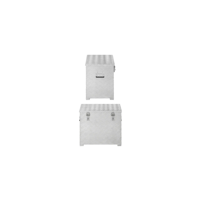 Aufbewahrungsbox Aluminium 622 x 425 x H 520 mm Alukiste flexibel verwendbar