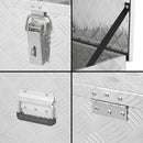 Aufbewahrungsbox Aluminium 772 x 525 x H645 mm Alukiste flexibel verwendbar