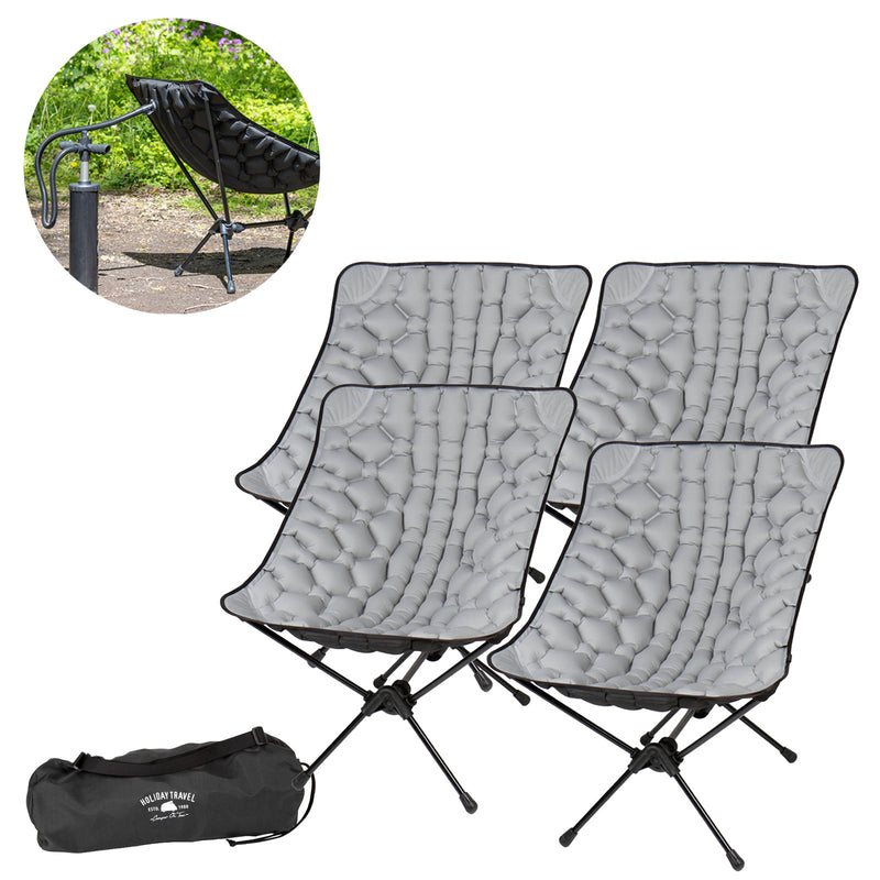 Aufblasbarer Faltstuhl Campingstuhl leicht Klappstuhl Camping Stuhl nur 1,2Kg