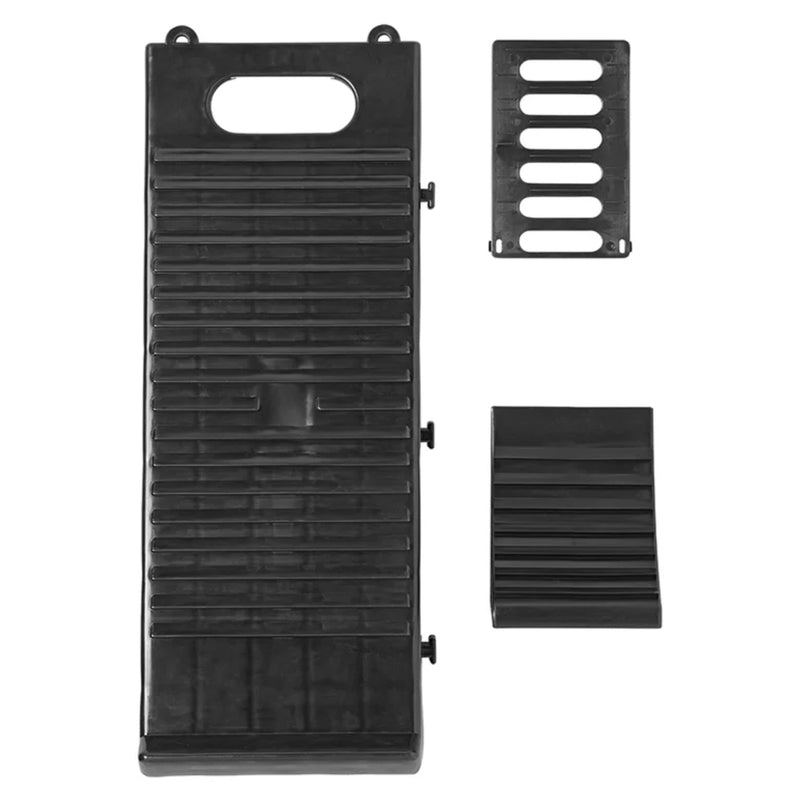 Wamovo Ausgleichskeil mit Unterlegkeil schwarz Set, bis 5.000 kg pro Achse