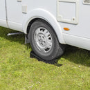 Wamovo Ausgleichskeil mit Unterlegkeil schwarz Set, bis 5.000 kg pro Achse