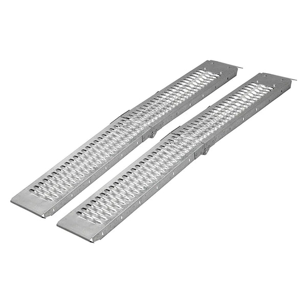 Auffahrrampe Stahl klappbar Set 2 Stück 180 x 22,5 cm 2x 225kg