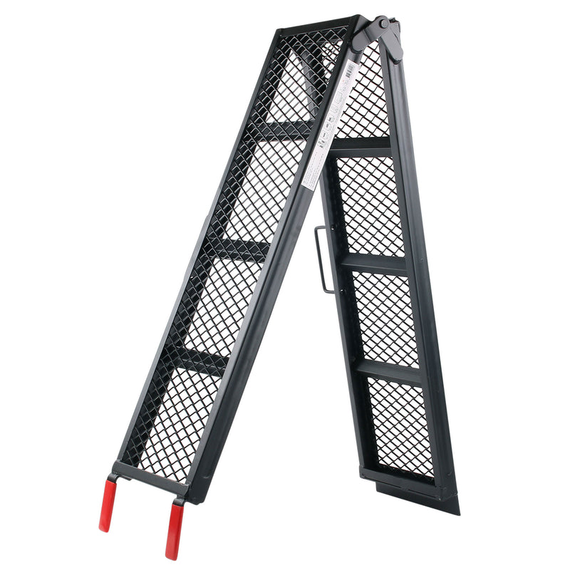 Motorrad Auffahrrampe Stahl klappbar 203 cm x 28 cm 340 Kg Tragegriff 🏍️