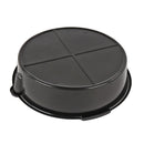 Ölauffangwanne 8 Liter schwarz rund Kunststoff mit Ausgießer für Motorrad & Auto