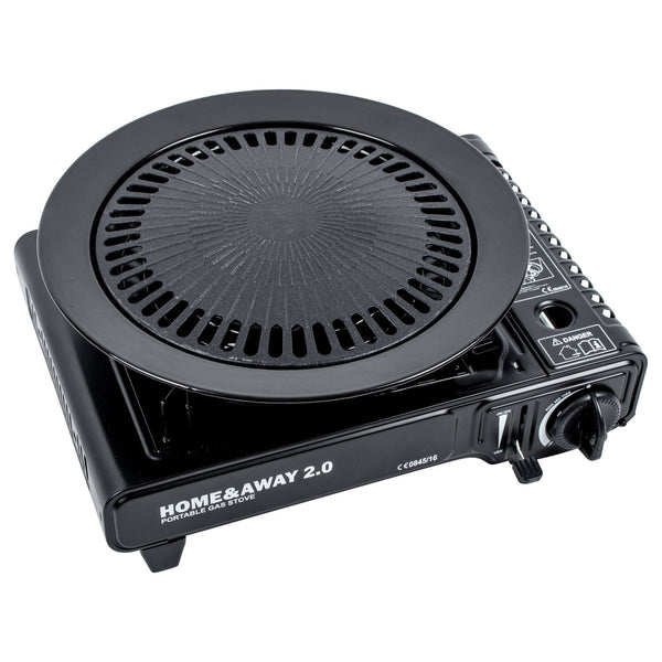 Grill Aufsatzplatte für Gaskocher