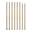 Aufstellstangen Sonnensegel 2er Set 200 cm 4 Teilig Stahl inkl Leinen & Heringe – Deiwo