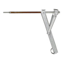 4x Ausdrehstütze 800kg Traglast Stützfuß Stahl verzinkt für Wohnwagen, Caravan