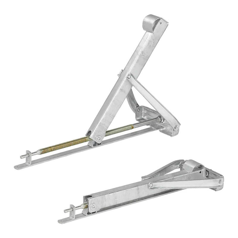 2x Universelle Ausdrehstütze, 1600 kg Stütze Caravan 605x260x500mm Kurbelstütze