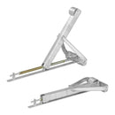 2x Universelle Ausdrehstütze, 1600 kg Stütze Caravan 605x260x500mm Kurbelstütze – ProPlus