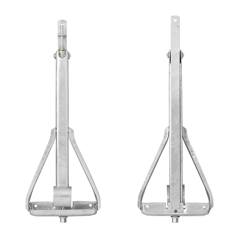 2x Universelle Ausdrehstütze, 1600 kg Stütze Caravan 605x260x500mm Kurbelstütze