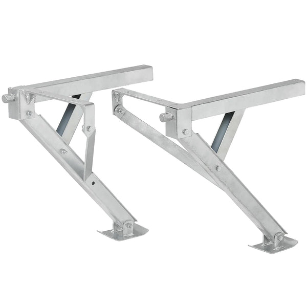 2 Stück Ausdrehstütze links und rechts 600 kg kompakt Stütze Caravan Eckstütze