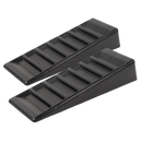Wohnmobil Ausgleichskeile Leveller 2er Set Schwarz Auffahrkeil Ausgleichskeil