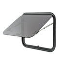 Ausstellfenster für gewölbte Wände, 600x450 inkl. Plissee und Dichtmasse