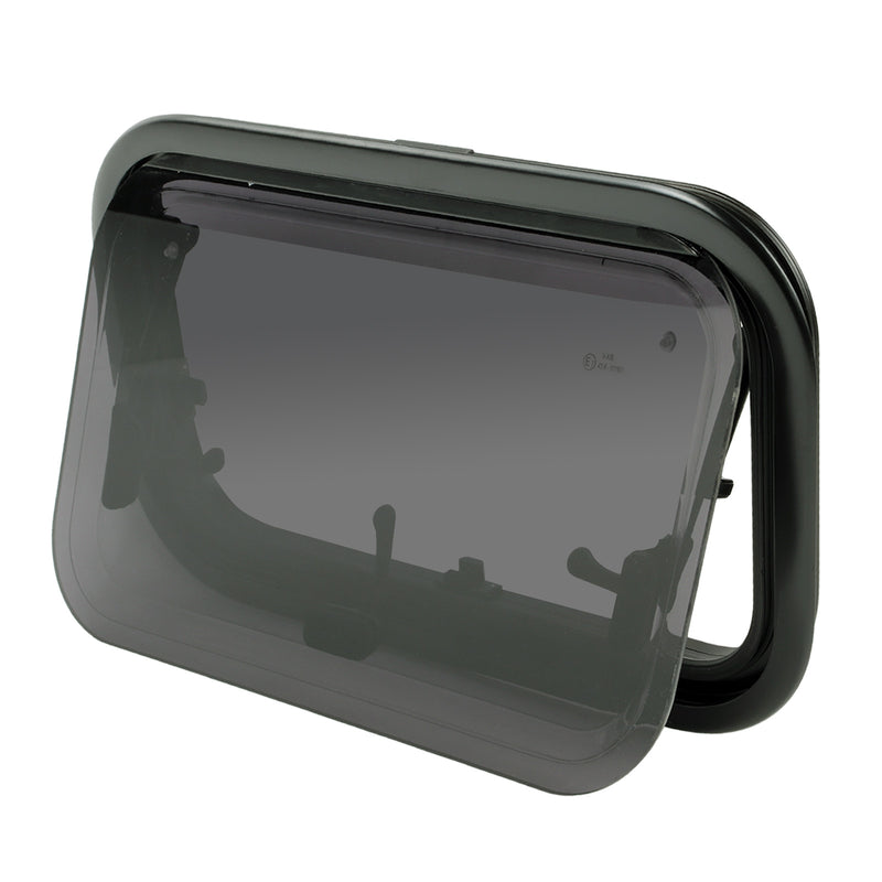 Ausstellfenster Acrylglas 50x30 cm Seitenfenster Insektenschutz Rollo Dichtmasse