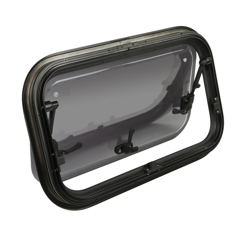 Ausstellfenster Acrylglas 50x30 cm Seitenfenster Insektenschutz Rollo Dichtmasse