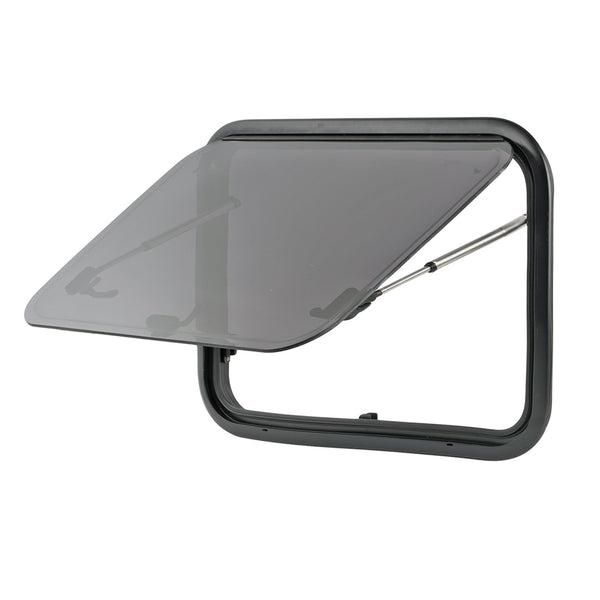 Ausstellfenster Acrylglas 70x40cm Seitenfenster Insektenschutz Rollo Dichtmasse