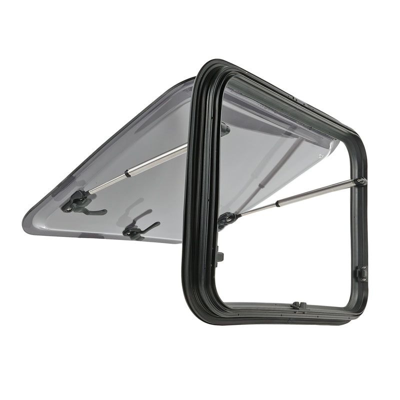 Ausstellfenster Acrylglas 70x40cm Seitenfenster Insektenschutz Rollo Dichtmasse